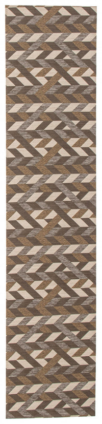 Carpette Bellezza brun foncé 2 pi 2 po x 16 pi 0 po