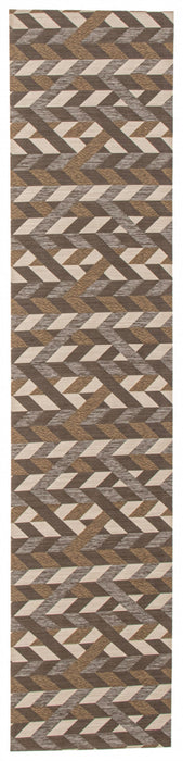 Carpette Bellezza brun foncé 2 pi 2 po x 16 pi 0 po