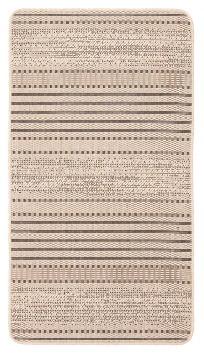 Carpette Wileen brun clair - 2 pi 2 po x 3 pi 11 po