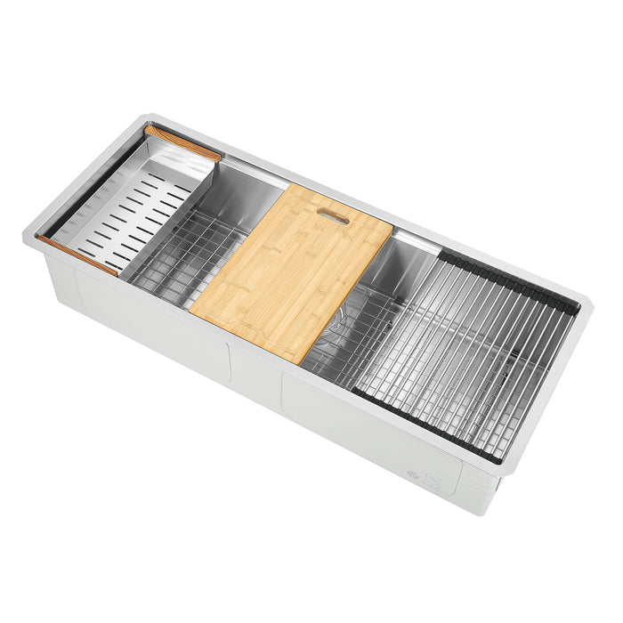 Évier de cuisine poste de travail sous plan Ancona de 45 po - AN-3373