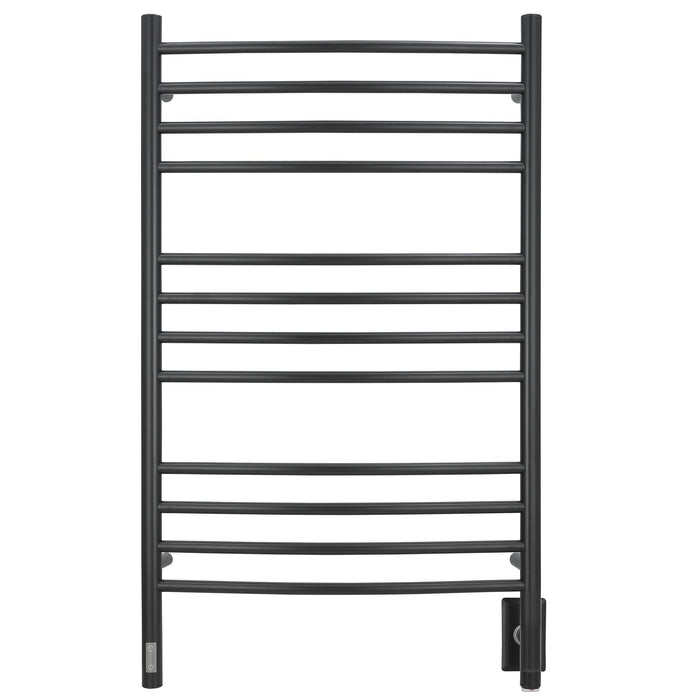 Porte-serviette chauffant double mural Lustra d’Ancona à 12 barres avec minuterie intégrée - AN-5451