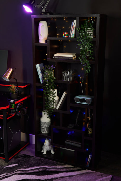 Bibliothèque ouverte Florence de 32 po - espresso