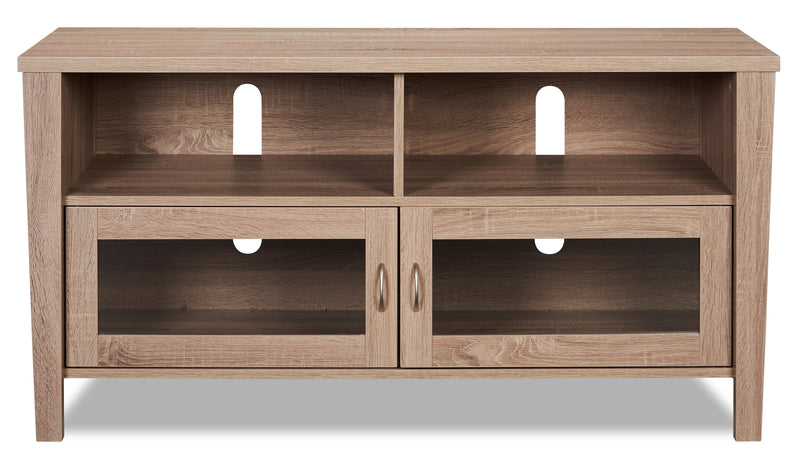 Meuble pour téléviseur Bailey de 47 po avec rangement et système de gestion des câbles pour téléviseurs jusqu’à 55 po - gris