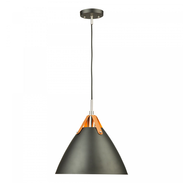 Luminaire suspendu I Tote noir à 1 ampoule