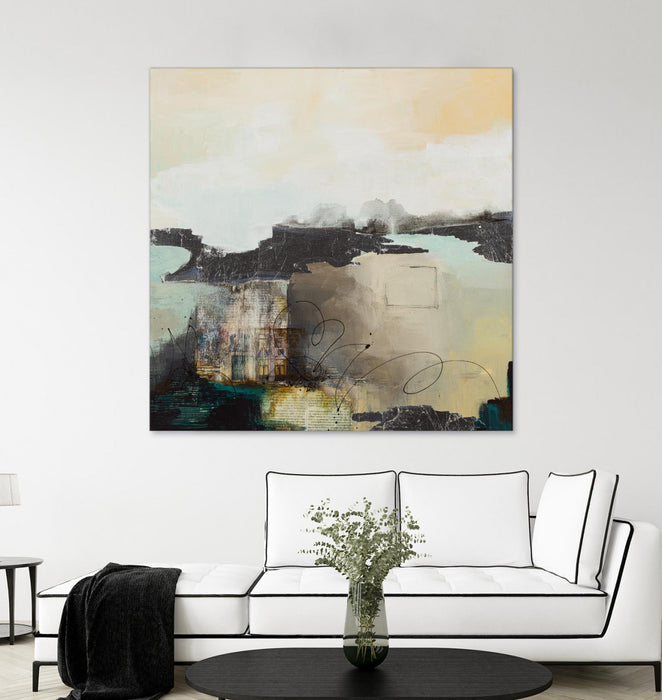 Œuvre d’art murale Giant Art « Around The Corner » 54 x 54