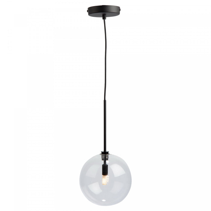Luminaire suspendu Pinpoint noir à 1 ampoule