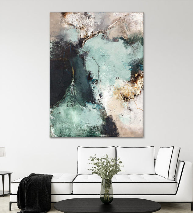Œuvre d’art murale Giant Art « Great Green » 72 x 54