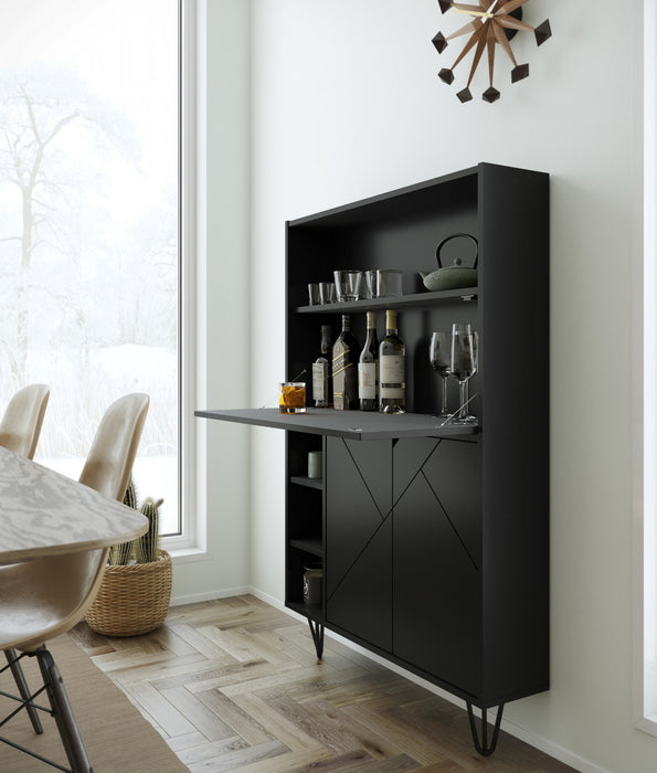 Bureau secrétaire Nordika - noir