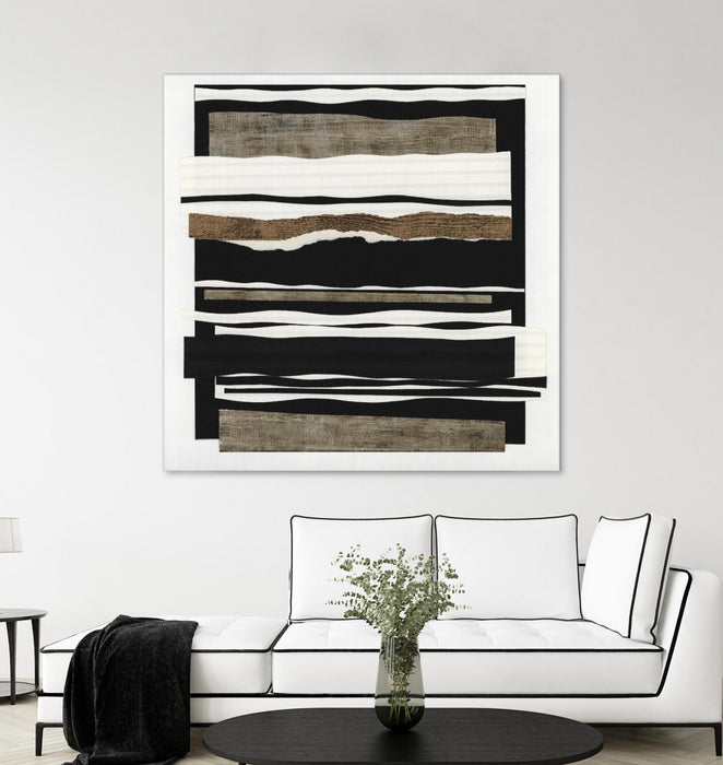 Œuvre d’art murale Giant Art « Time After Time Ii » 54 x 54