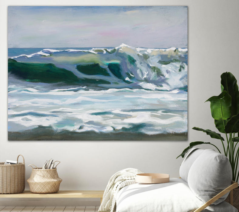 Œuvre d’art murale Giant Art « Shore Break 2 » 72 x 54