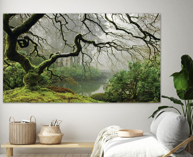 Œuvre d’art murale Giant Art « Garden Mist » 84 x 48