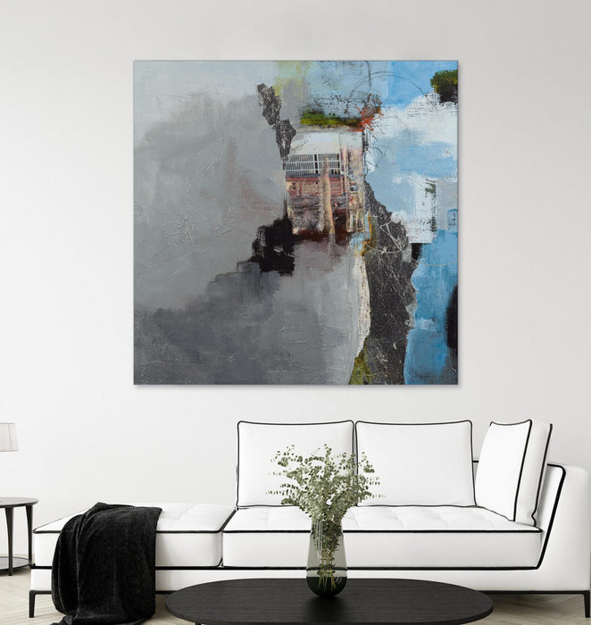 Œuvre d’art murale Giant Art « Living On The Edge » 54 x 54