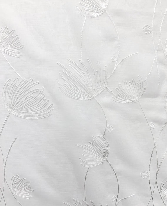 Paire de panneaux de rideaux ivoire à oeillets Mallow - 54x95