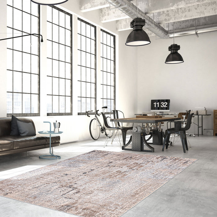 Carpette Delaine taupe 8 pi 0 po x 10 pi 0 po