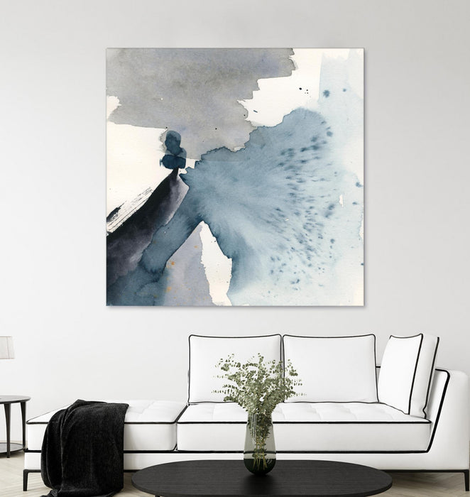 Œuvre d’art murale Giant Art « Winter Current Iv » 54 x 54