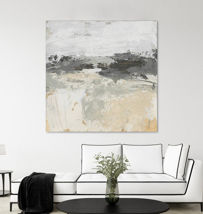Œuvre d’art murale Giant Art « Wheatfield Ii » 54 x 54