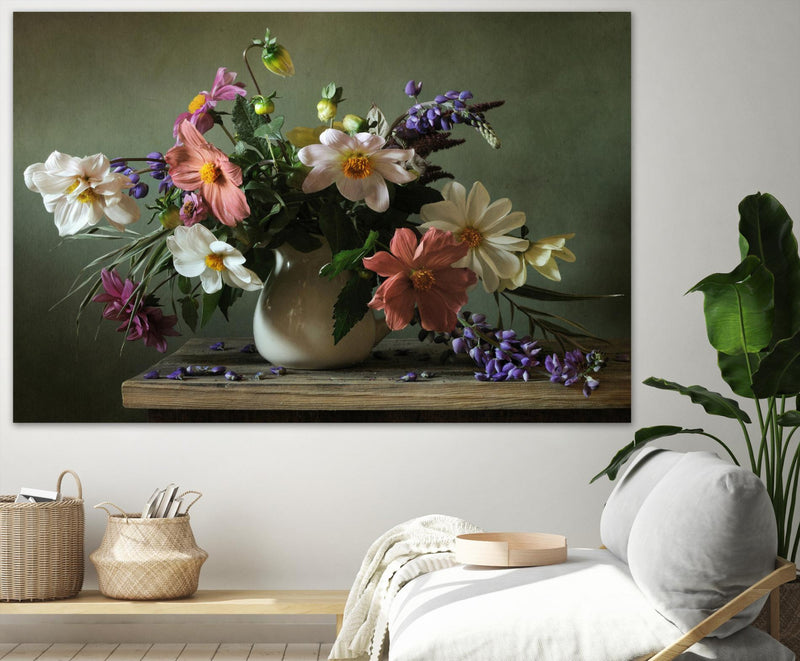 Œuvre d’art murale Giant Art « Bouquet I » 72 x 48