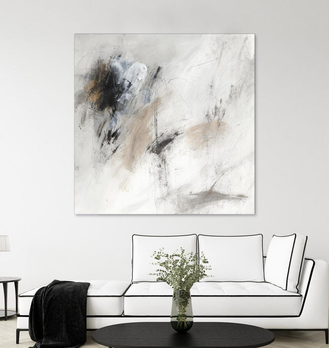 Œuvre d’art murale Giant Art « Sketch Lines I » 54 x 54