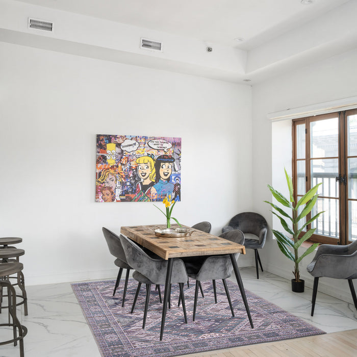 Carpette Samia grise 7 pi 10 po x 10 pi 0 po