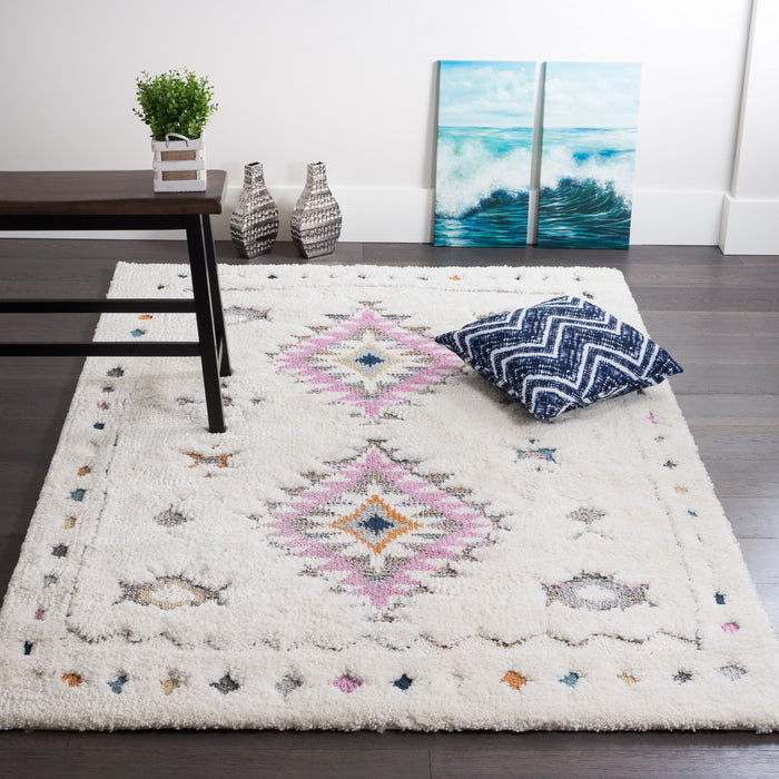 Carpette Lola à motifs de diamants 7 x 10
