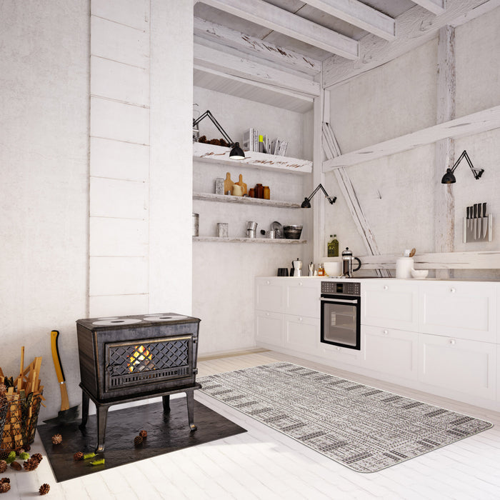 Carpette Joni grise - 2 pi 2 po x 6 pi 7 po