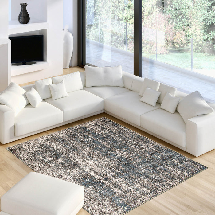 Carpette Dayna grise 3 pi 11 po x 5 pi 11 po