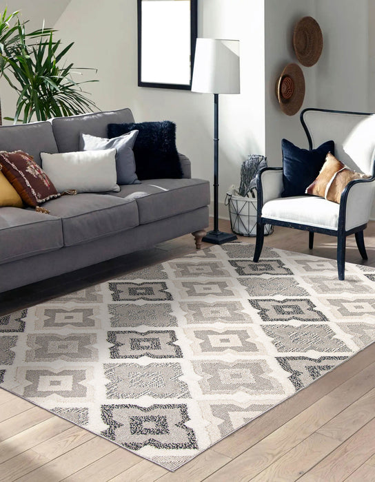 Carpette Alaqua ivoire - 8 pi 0 po x 10 pi 0 po