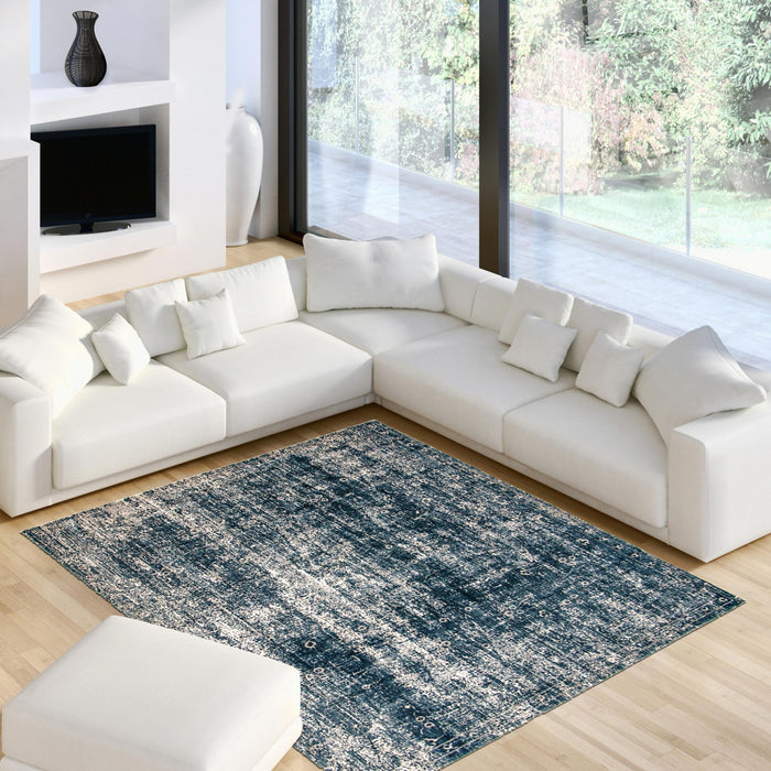 Carpette Dayna bleue 8 pi 0 po x 10 pi 0 po