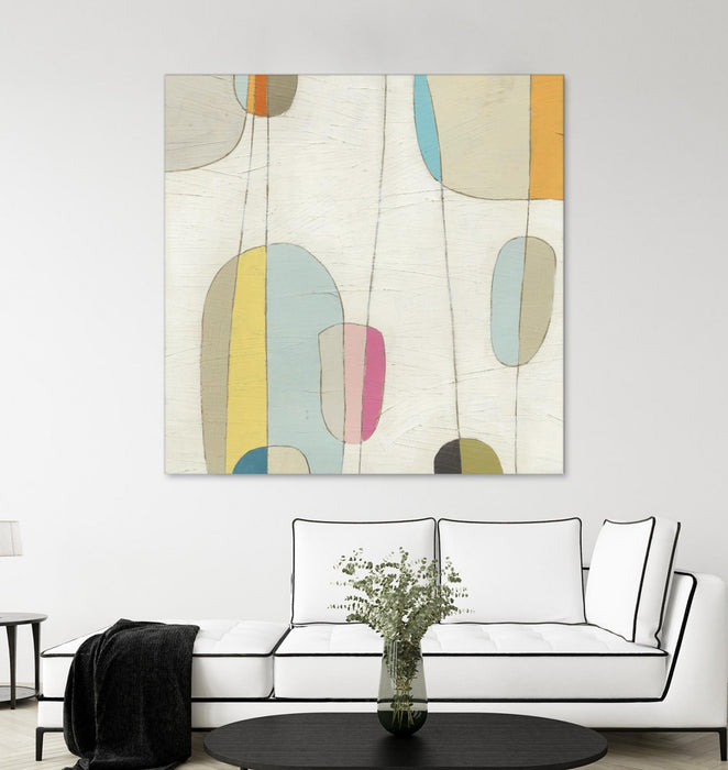 Œuvre d’art murale Giant Art « Molecular Motion Iv » 72 x 72