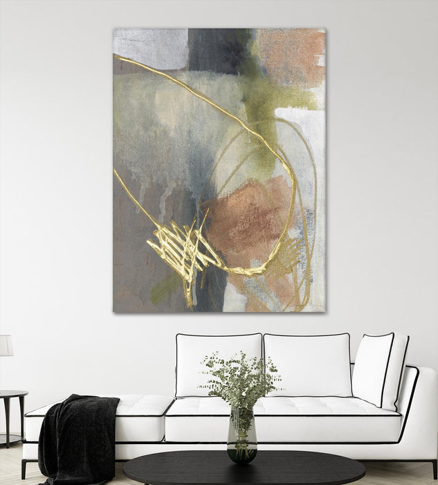 Œuvre d’art murale Giant Art « Burnished Loops Ii » 72 x 54