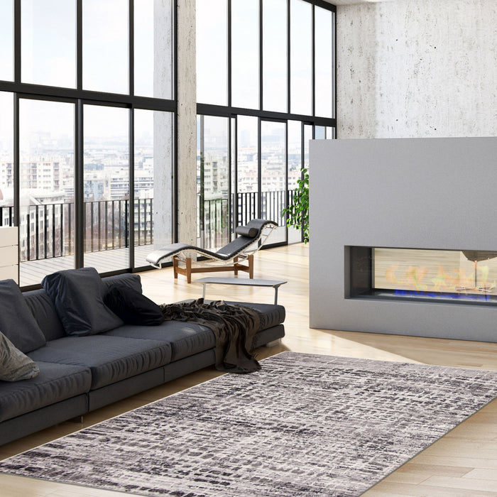 Carpette Trudel grise - 3 pi 11 po x 5 pi 7 po