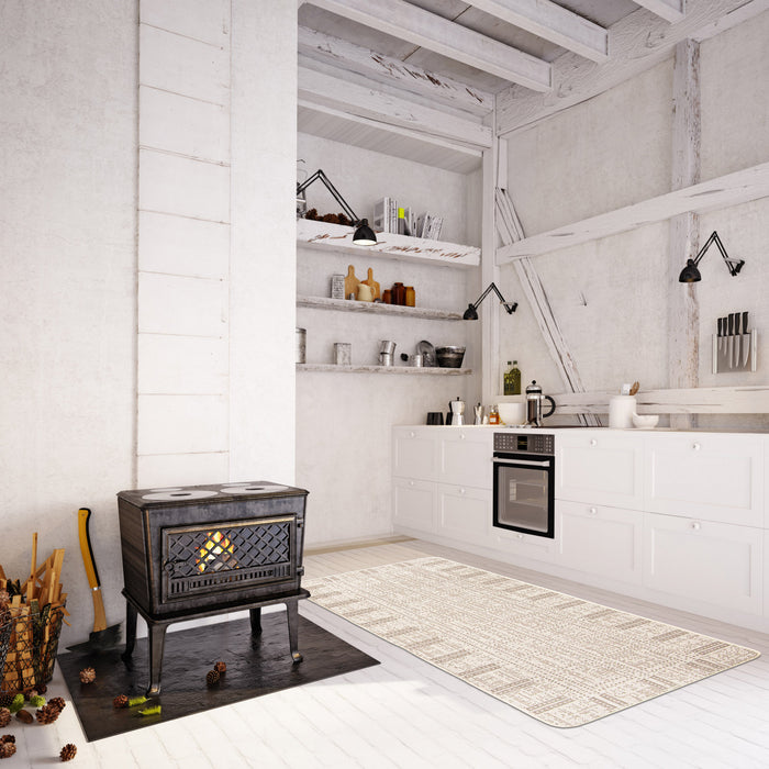 Carpette Joni ivoire - 2 pi 2 po x 6 pi 7 po