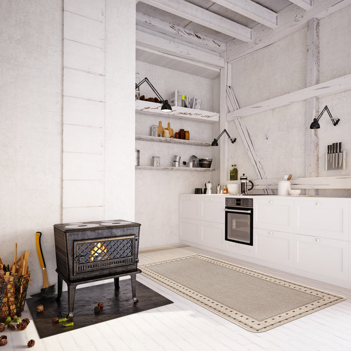 Carpette Clementine crème - 2 pi 2 po x 6 pi 7 po