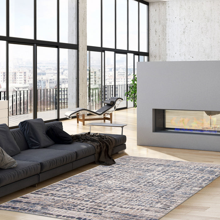 Carpette Trudel bleu clair - 5 pi 3 po x 7 pi 3 po