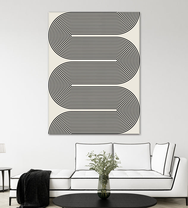 Œuvre d’art murale Giant Art « Simplicity Xvi » 72 x 54