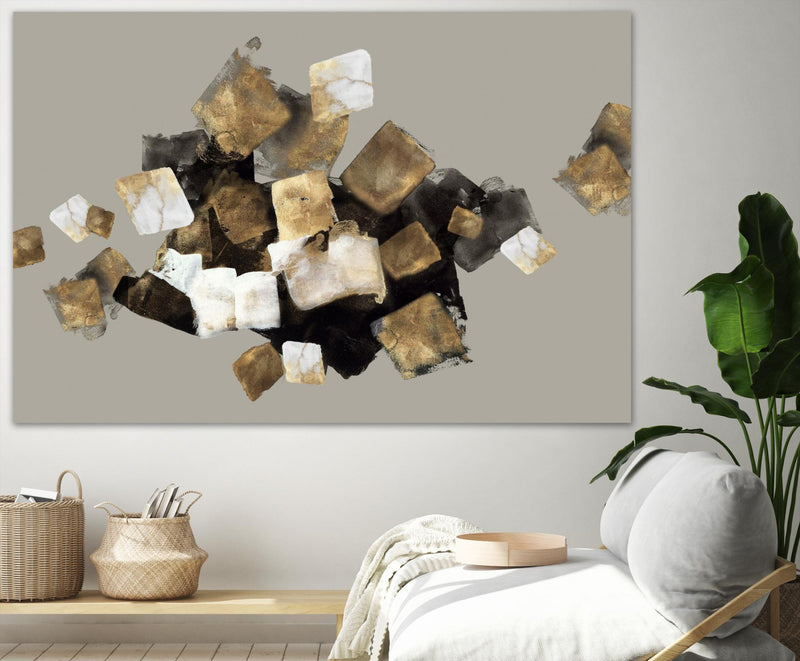 Œuvre d’art murale Giant Art « Marigold's Touch » 72 x 48