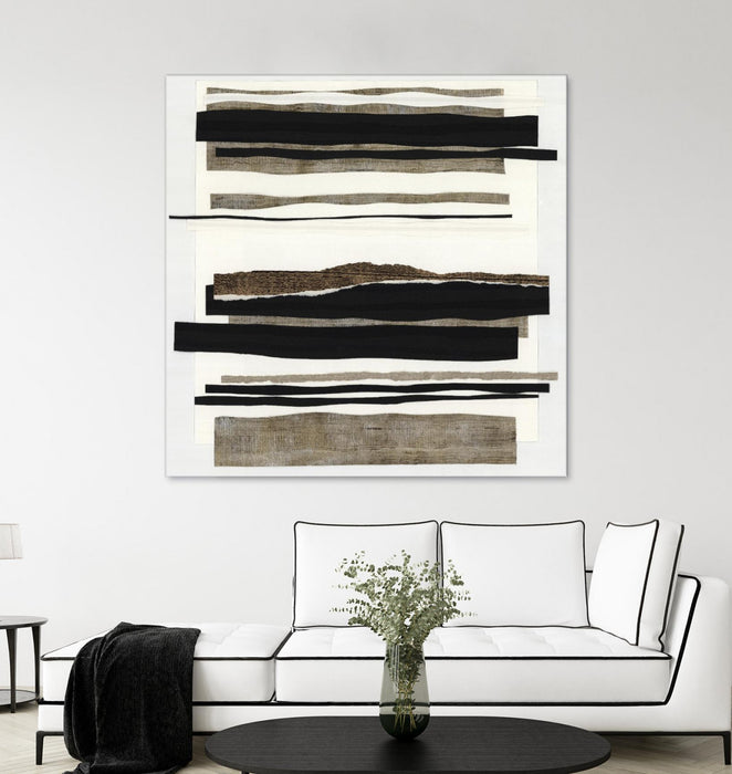 Œuvre d’art murale Giant Art « Time After Time I » 72 x 72