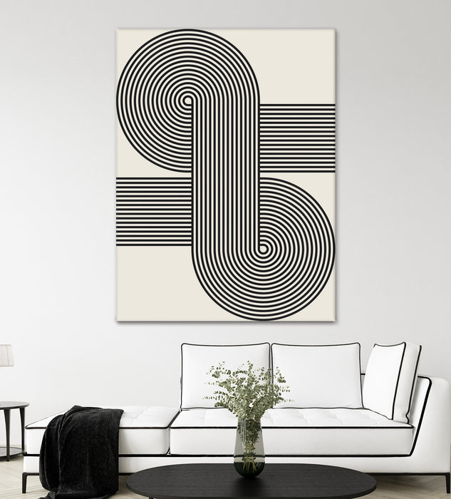 Œuvre d’art murale Giant Art « Simplicity Xv » 72 x 54