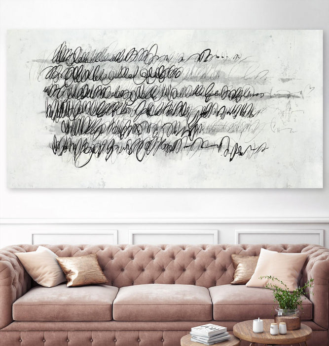 Œuvre d’art murale Giant Art « Artist Decleration » 72 x 36