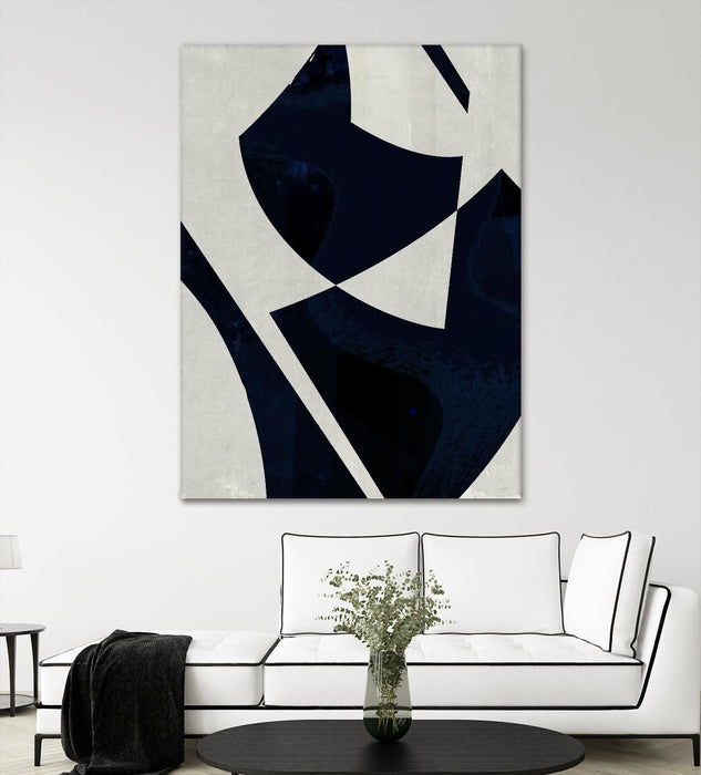 Œuvre d’art murale Giant Art « Black Machine I » 72 x 54