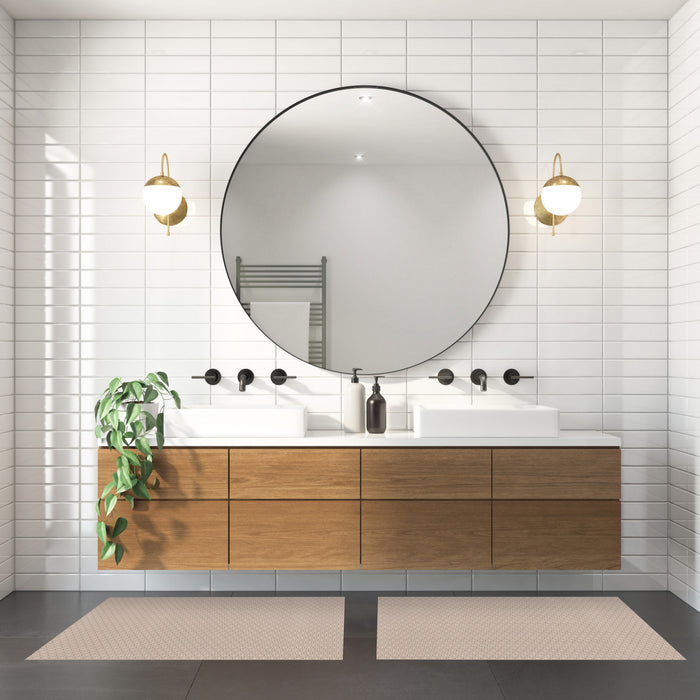 Carpette Bellezza taupe 2 pi 2 po x 6 pi 0 po - Ensemble de 2