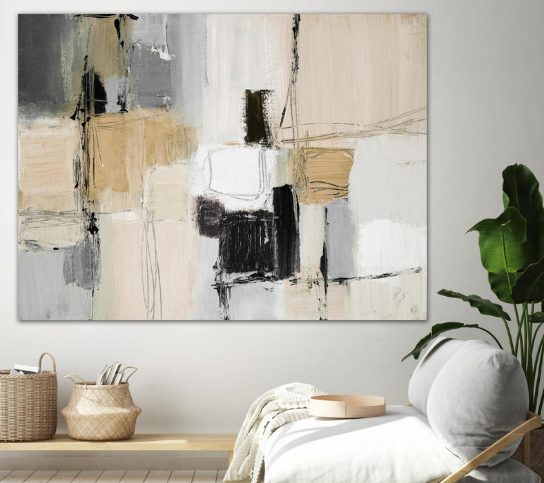 Œuvre d’art murale Giant Art « Neutral Variety » 72 x 54