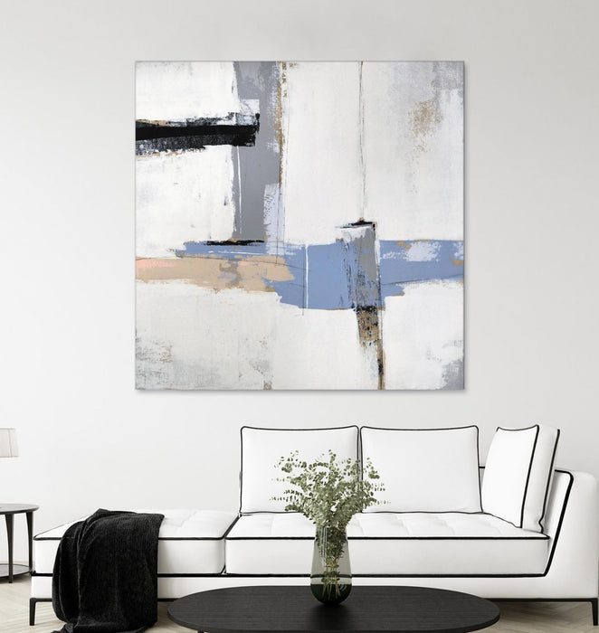 Œuvre d’art murale Giant Art « Broken Edges I » 72 x 72