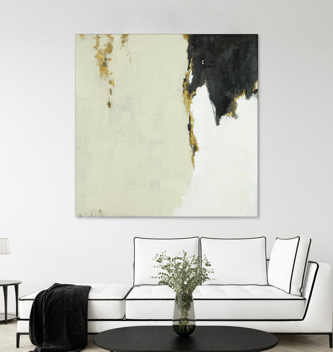 Œuvre d’art murale Giant Art « Get Rich Fast » 54 x 54