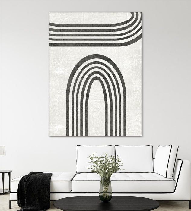 Œuvre d’art murale Giant Art « Modern Arc Iii » 72 x 54