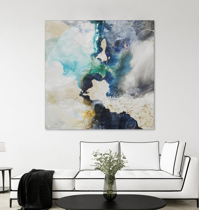 Œuvre d’art murale Giant Art « Kinky Flow » 72 x 72