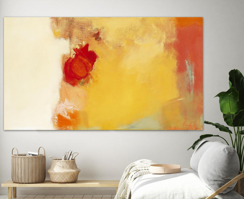 Œuvre d’art murale Giant Art « Red Note » 84 x 48