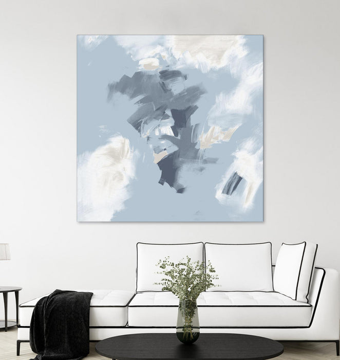 Œuvre d’art murale Giant Art « Peaches And Cream Ii » 54 x 54
