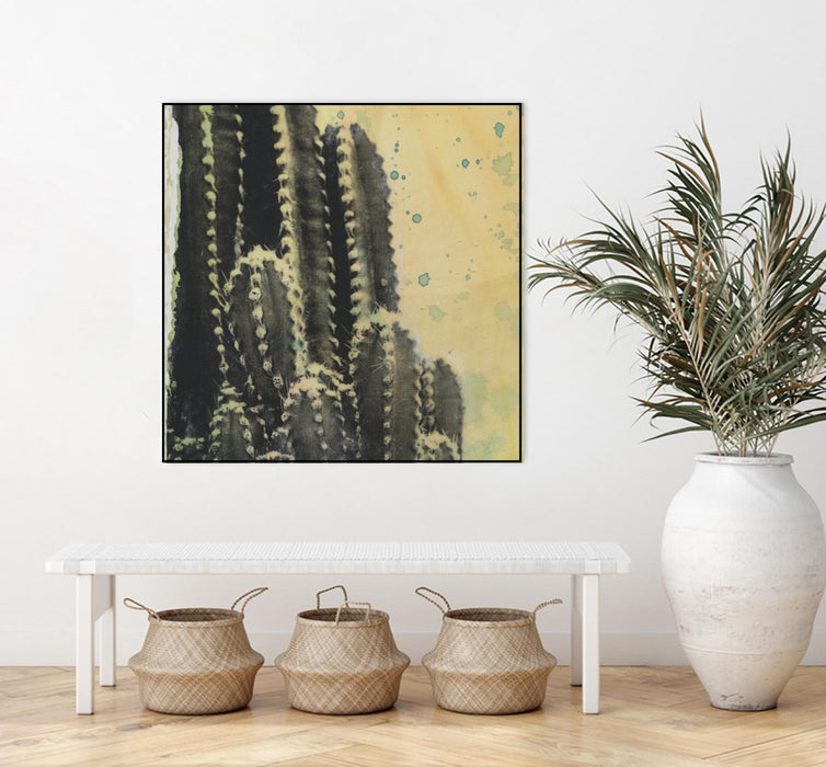 Œuvre d'art murale sur toile encadrée noire « Desert Dreams Iv » 20 x 20