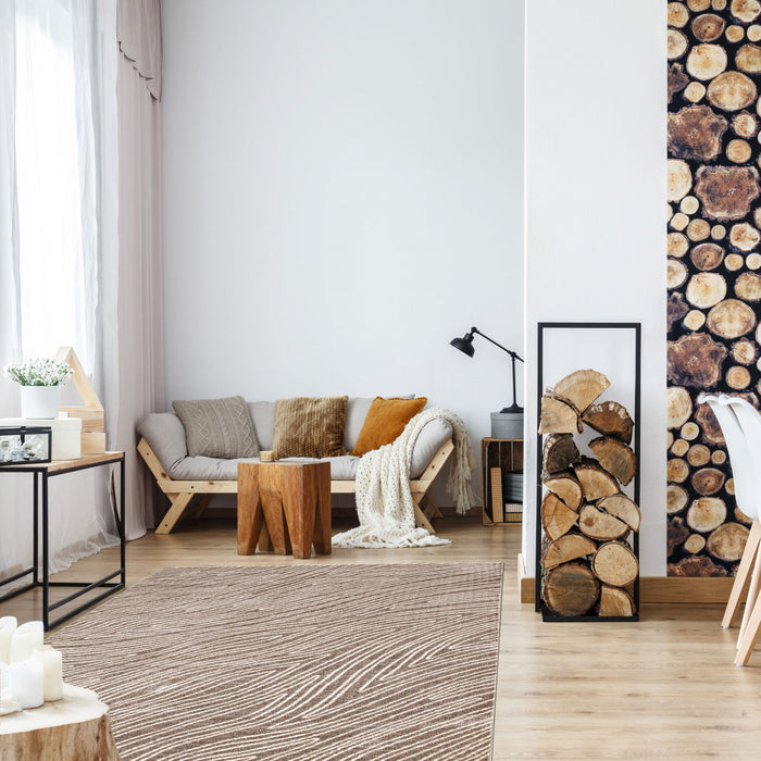 Carpette Lane taupe 4 pi 7 po x 6 pi 7 po